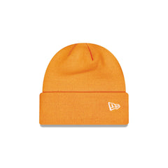 New Era Cap Neon Orange Basic Cuff Knit Beanie Hat