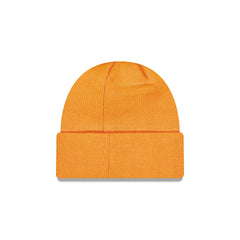 New Era Cap Neon Orange Basic Cuff Knit Beanie Hat