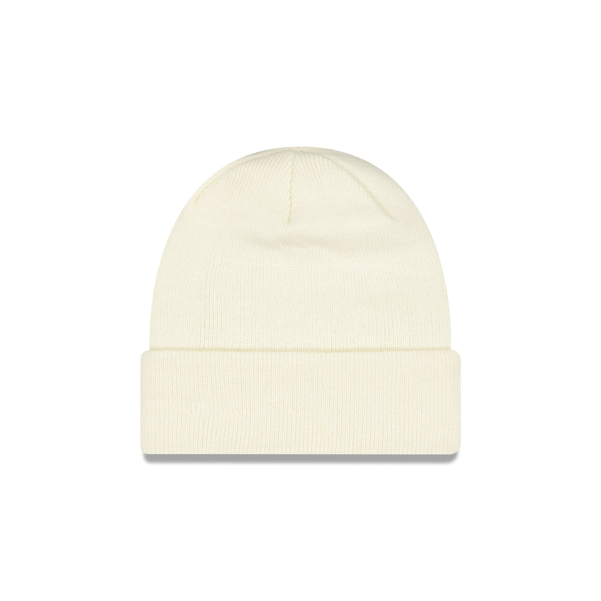 New Era Cap Chrome White Basic Cuff Knit Beanie Hat