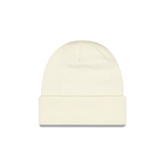 New Era Cap Chrome White Basic Cuff Knit Beanie Hat