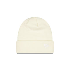 New Era Cap Chrome White Basic Cuff Knit Beanie Hat