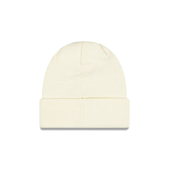 New Era Cap Chrome White Basic Cuff Knit Beanie Hat