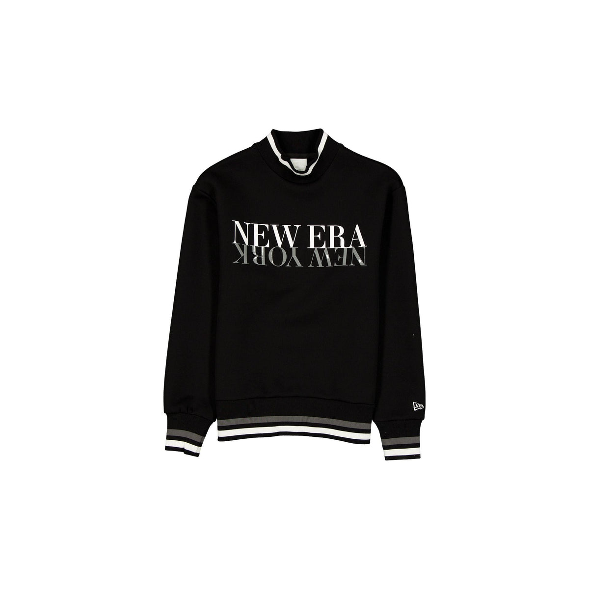 New Era Cap Tech Sweat Black Mockneck