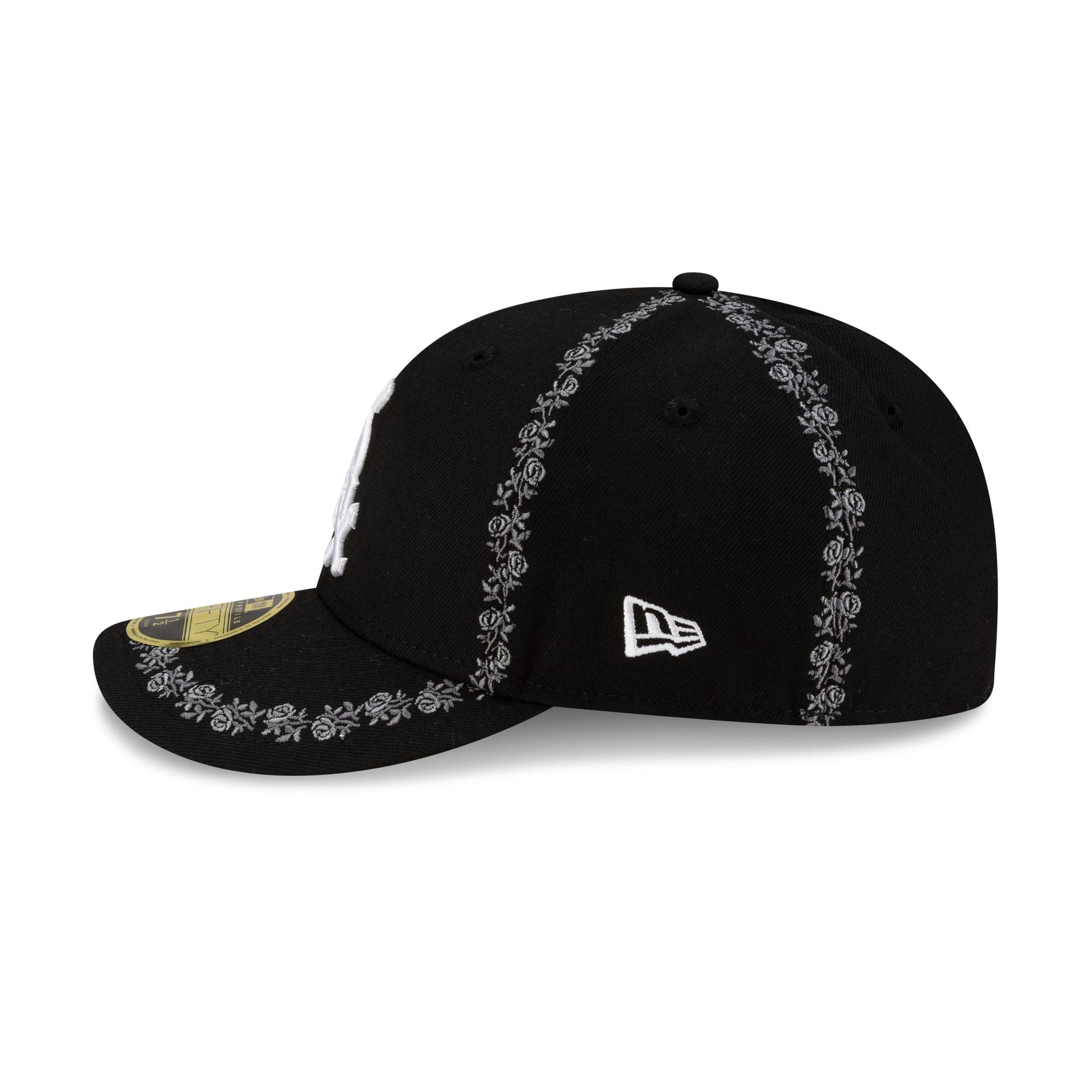 Chicago White Sox Rose Emblem Low Profile 59FIFTY Fitted Hat