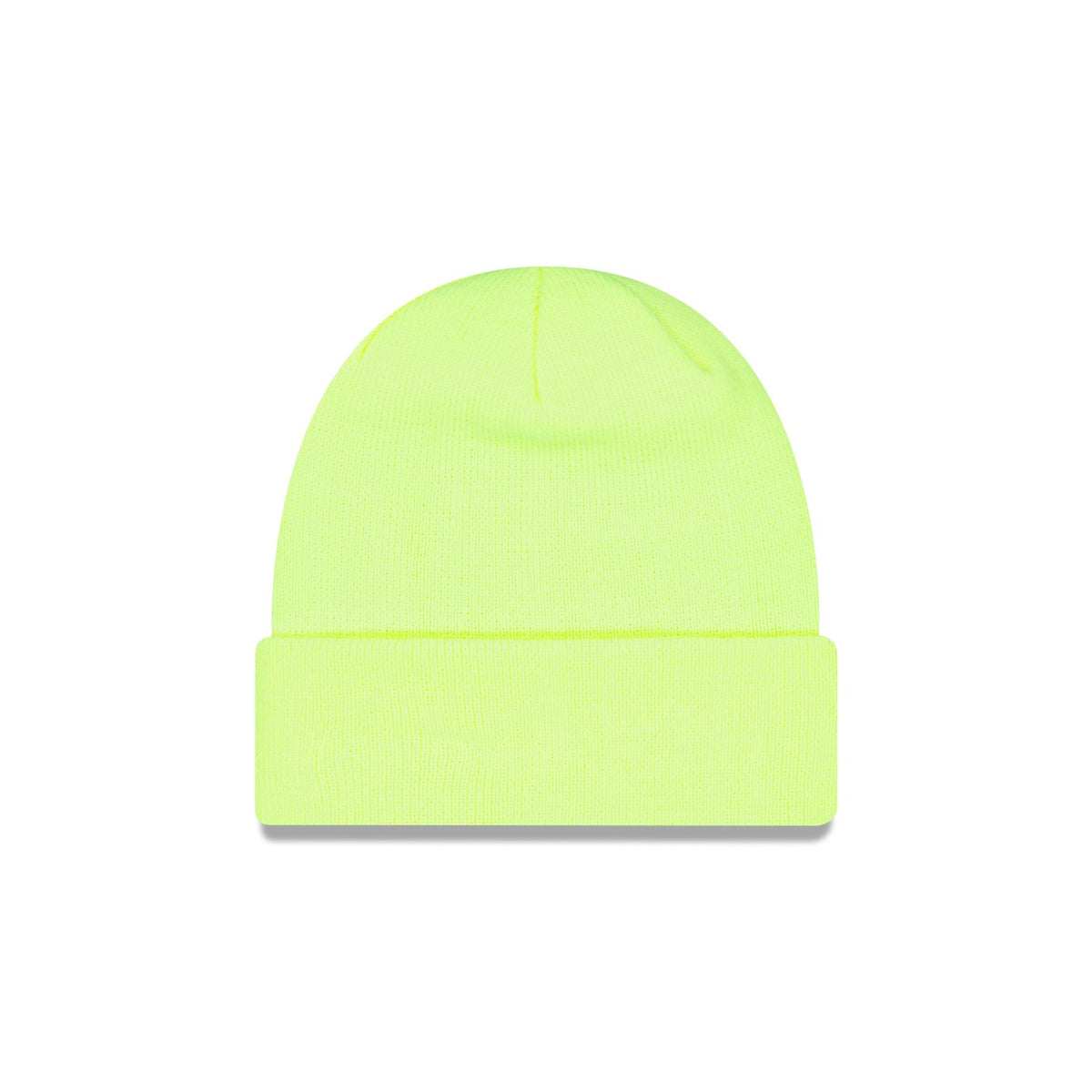 New Era Cap Neon Yellow Basic Cuff Knit Beanie Hat