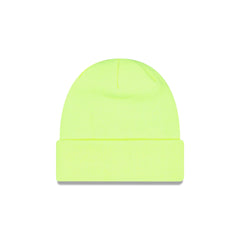New Era Cap Neon Yellow Basic Cuff Knit Beanie Hat