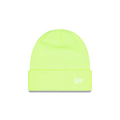 New Era Cap Neon Yellow Basic Cuff Knit Beanie Hat