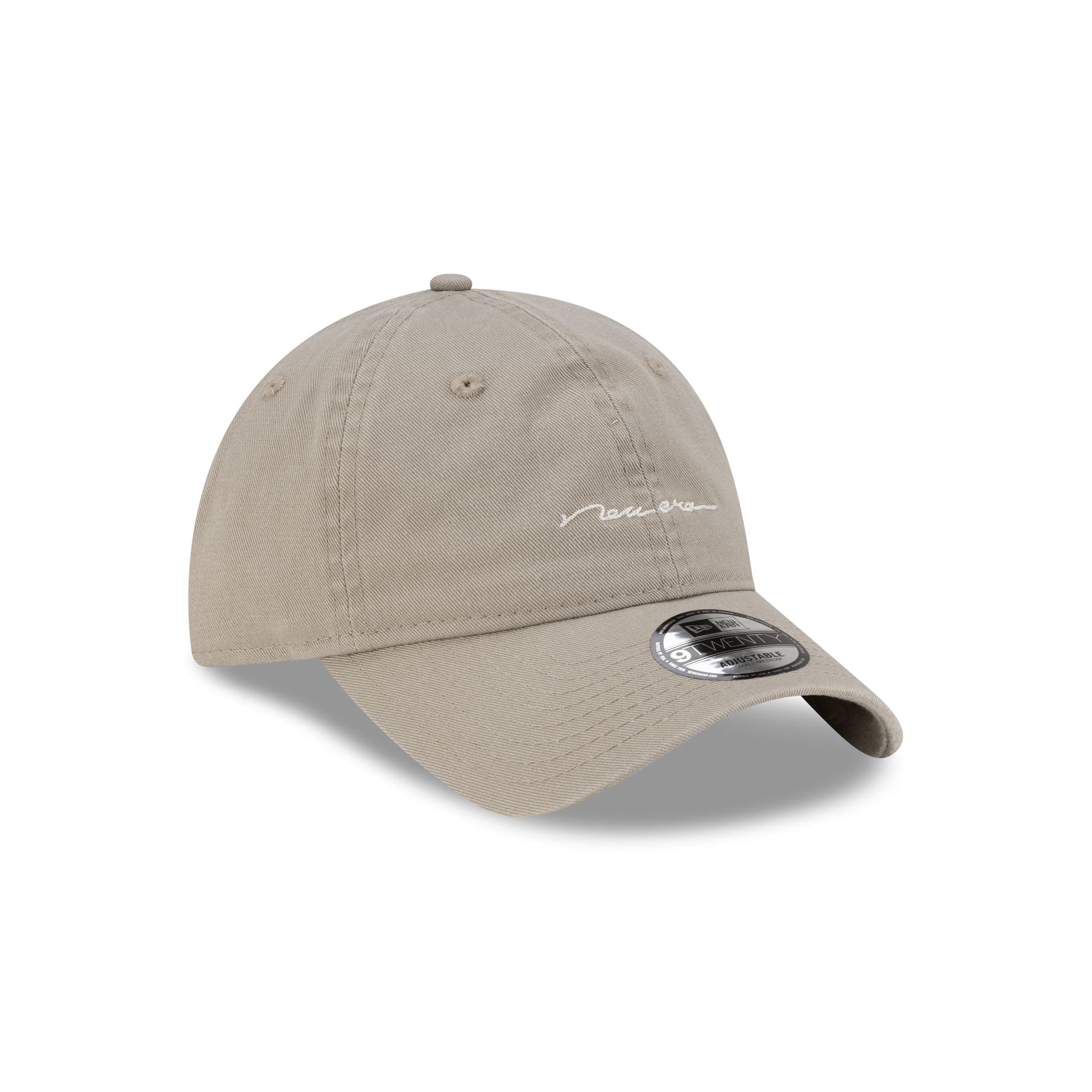 New Era Cap Handwritten Tan 9TWENTY Adjustable Hat