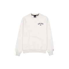 New York Yankees Mini Script Gray Crewneck