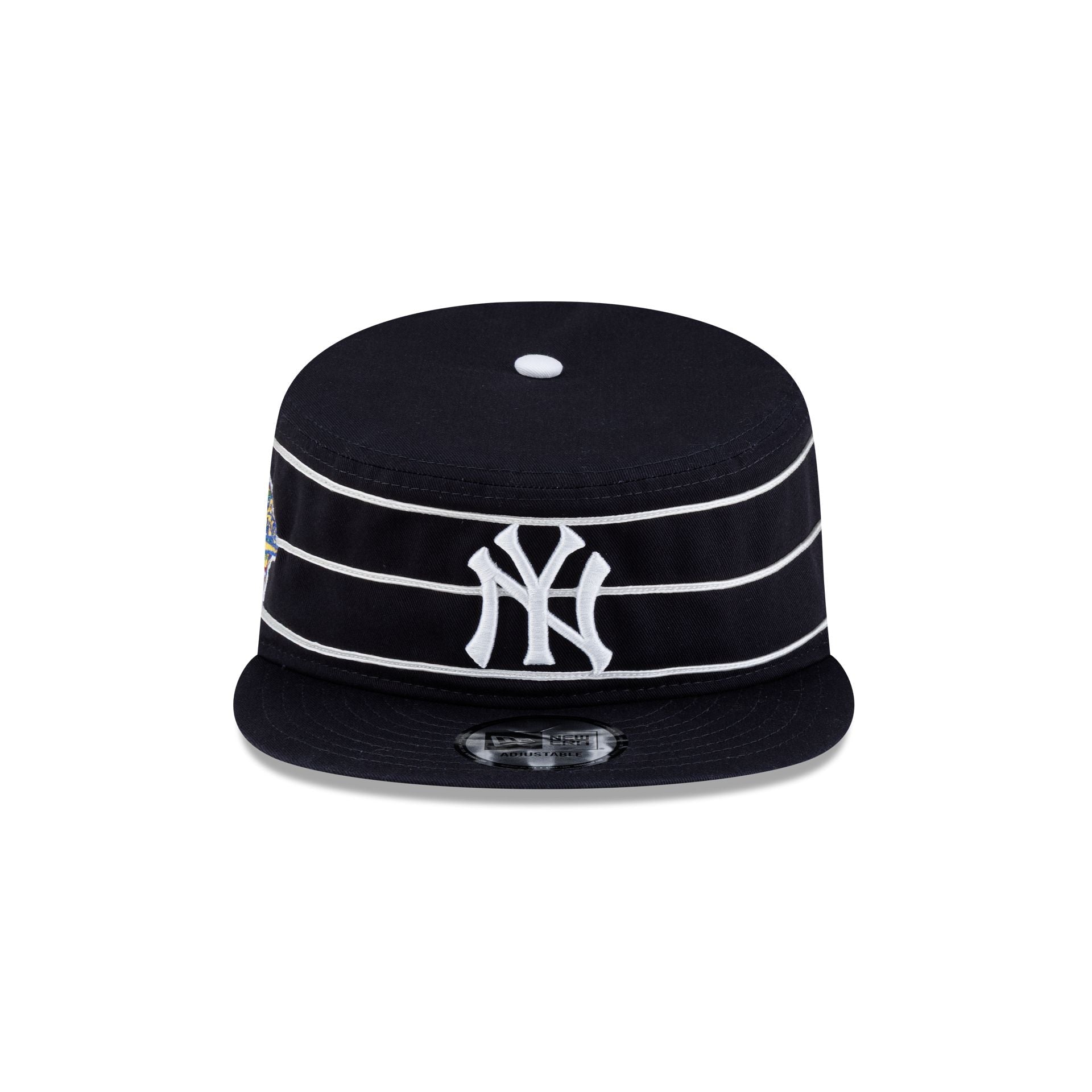 New York Yankees Side Patch Navy Pillbox Hat