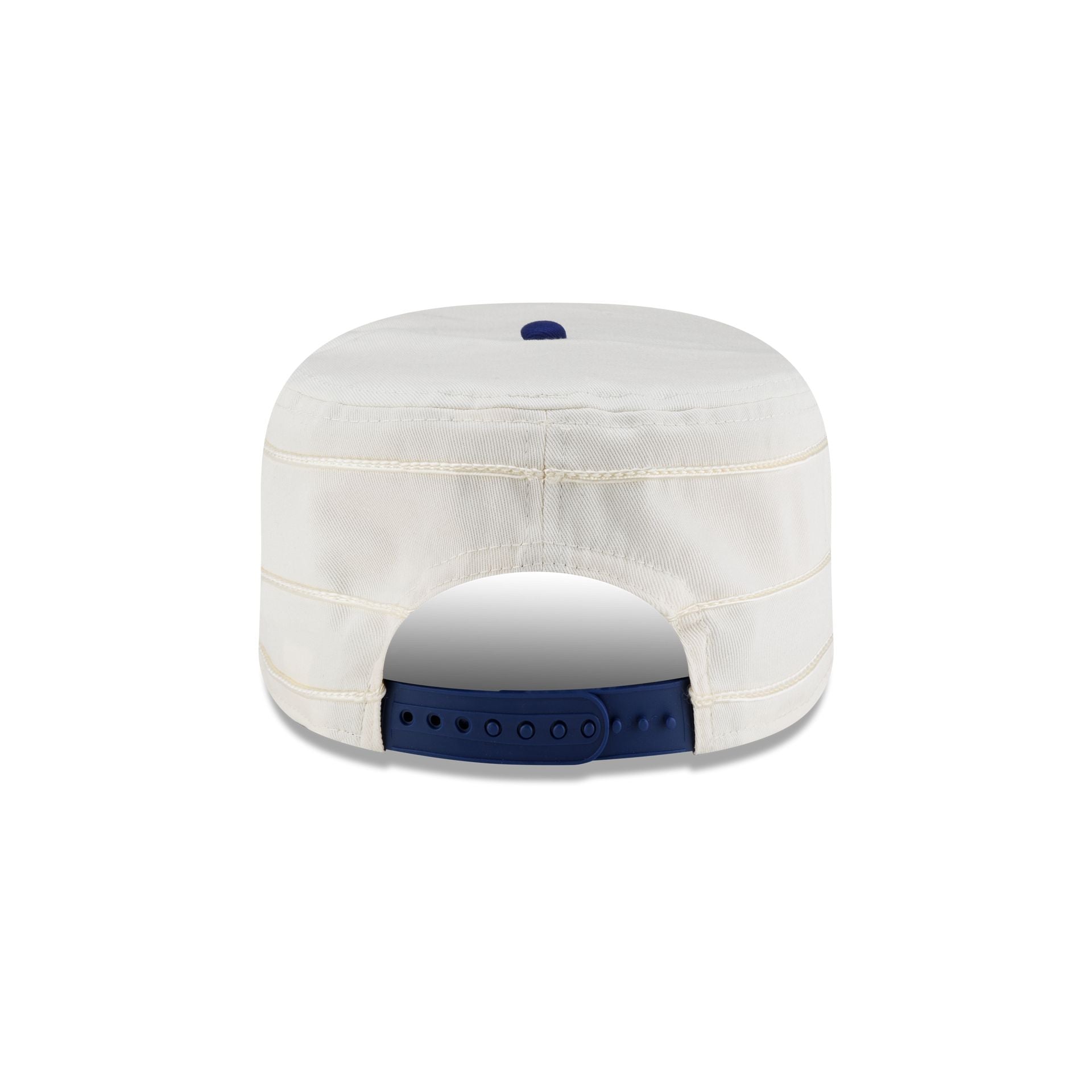 Los Angeles Dodgers Side Patch Chrome White Pillbox Hat