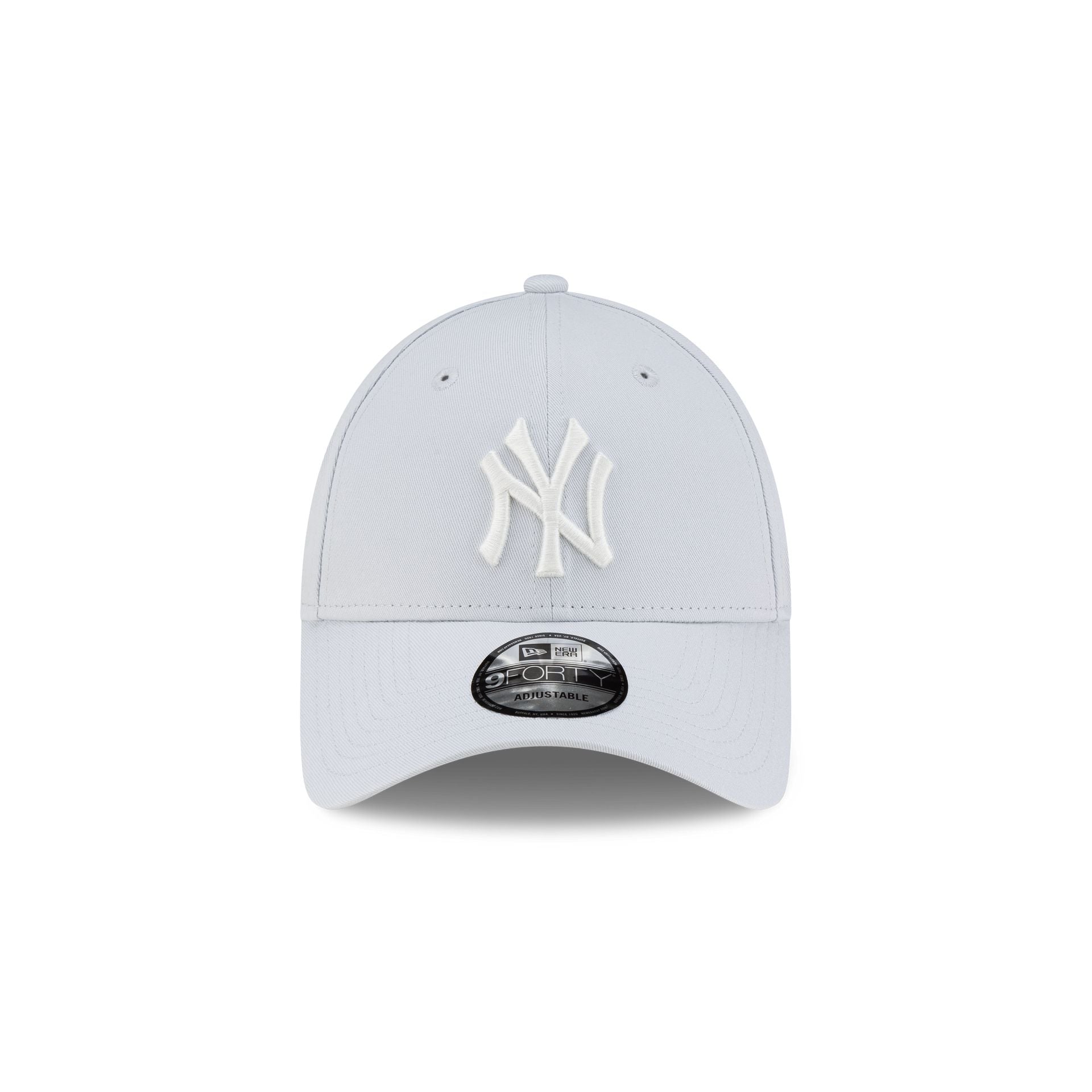 New York Yankees Side Patch Silver 9FORTY Adjustable Hat
