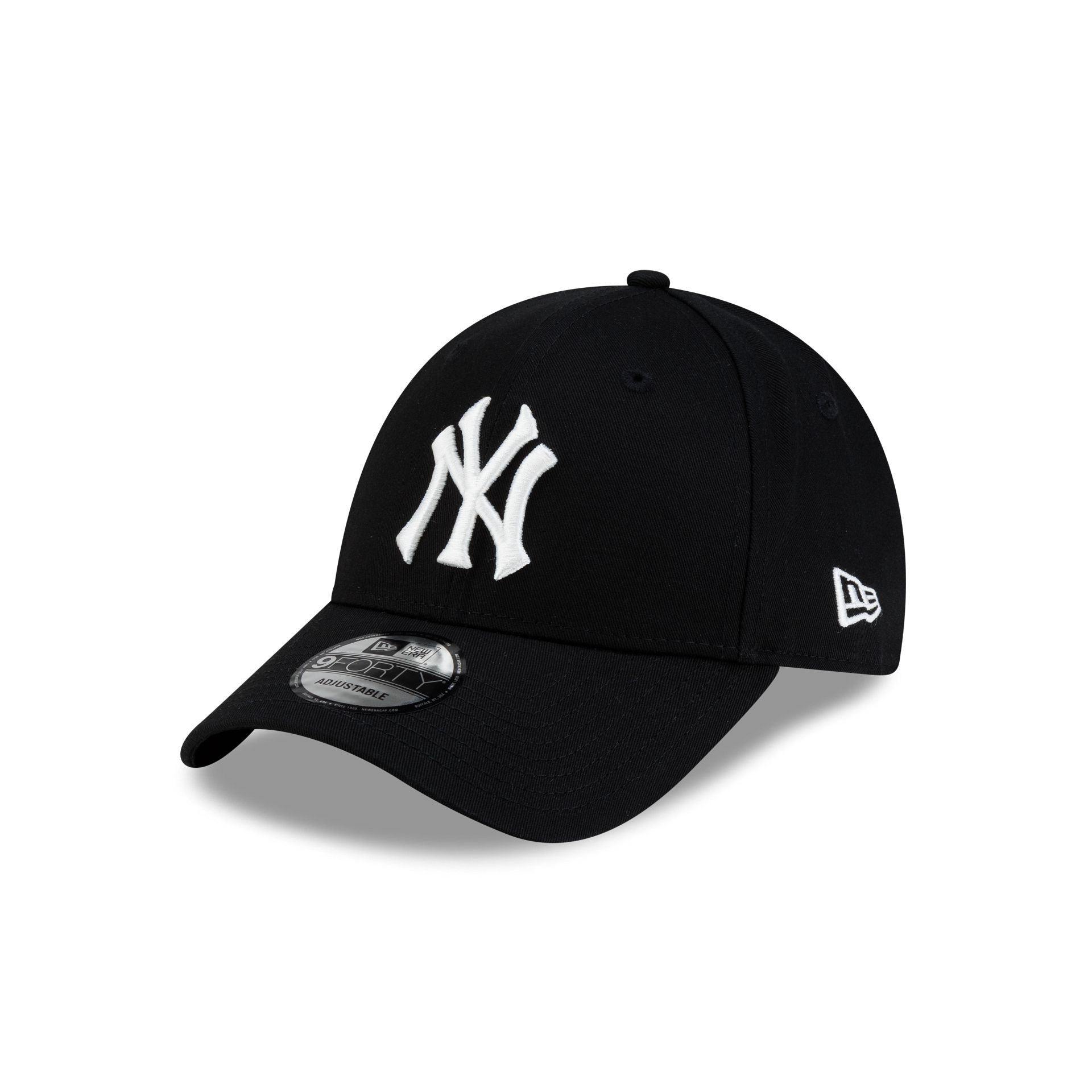 New York Yankees Side Patch Black 9FORTY Adjustable Hat