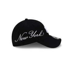 New York Yankees Cross Panel Script 9FORTY Adjustable Hat