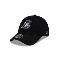 Los Angeles Lakers Cross Panel Script 9FORTY Adjustable Hat