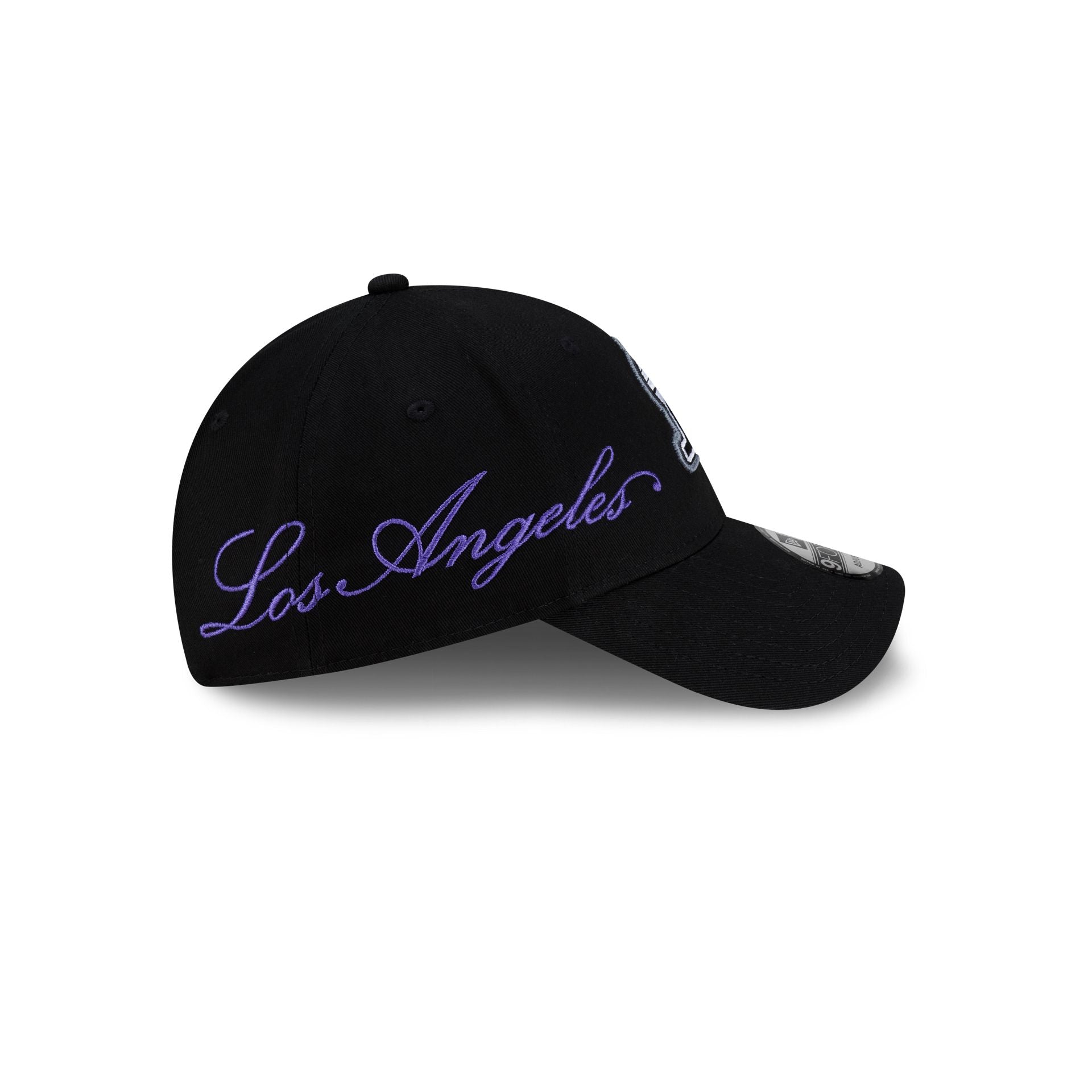 Los Angeles Lakers Cross Panel Script 9FORTY Adjustable Hat