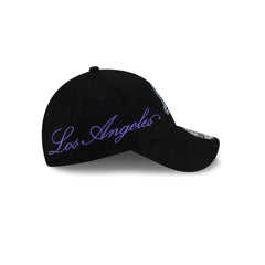 Los Angeles Lakers Cross Panel Script 9FORTY Adjustable Hat