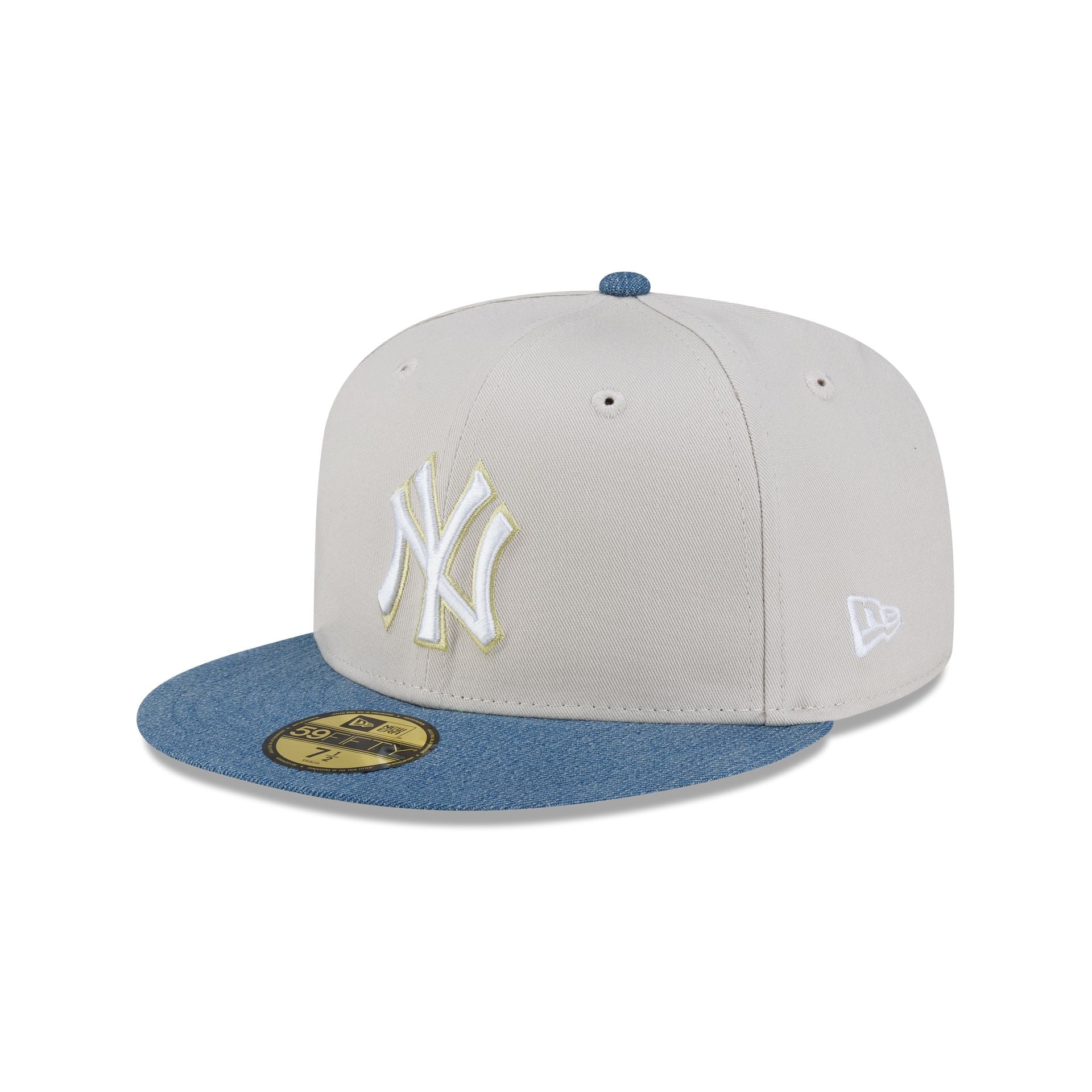 New York Yankees Stone Denim Mix 59FIFTY Fitted Hat
