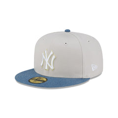 New York Yankees Stone Denim Mix 59FIFTY Fitted Hat