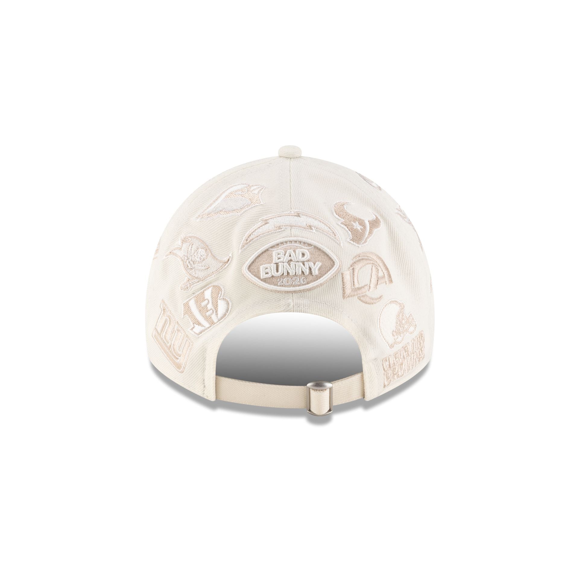 Bad Bunny x NFL Chrome White Casual Classic Adjustable Hat