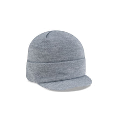New Era Cap Heather Gray Visor Knit Beanie Hat