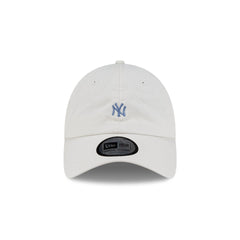 New York Yankees Mini Logo Ivory Casual Classic Adjustable Hat