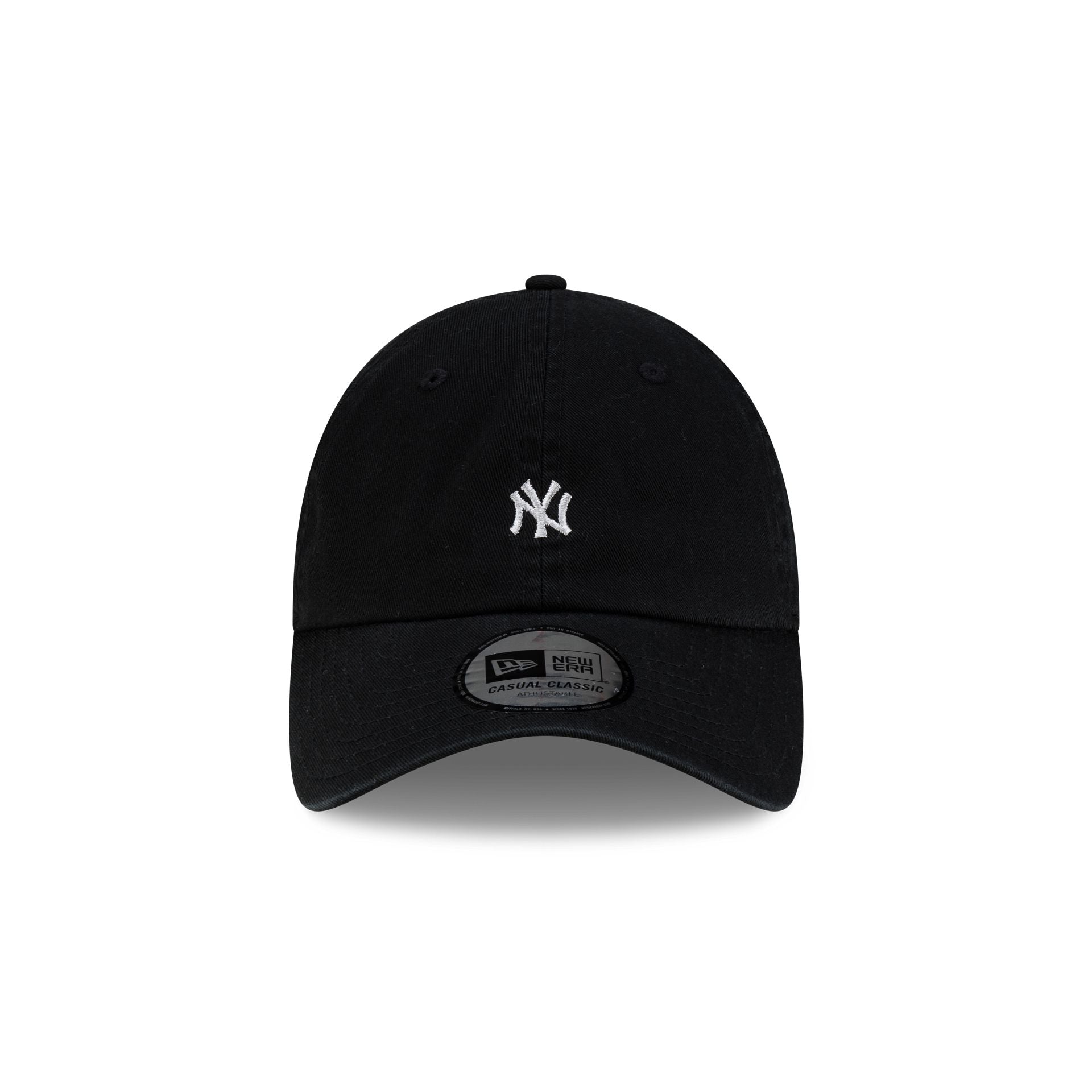 New York Yankees Mini Logo Black Casual Classic Adjustable Hat