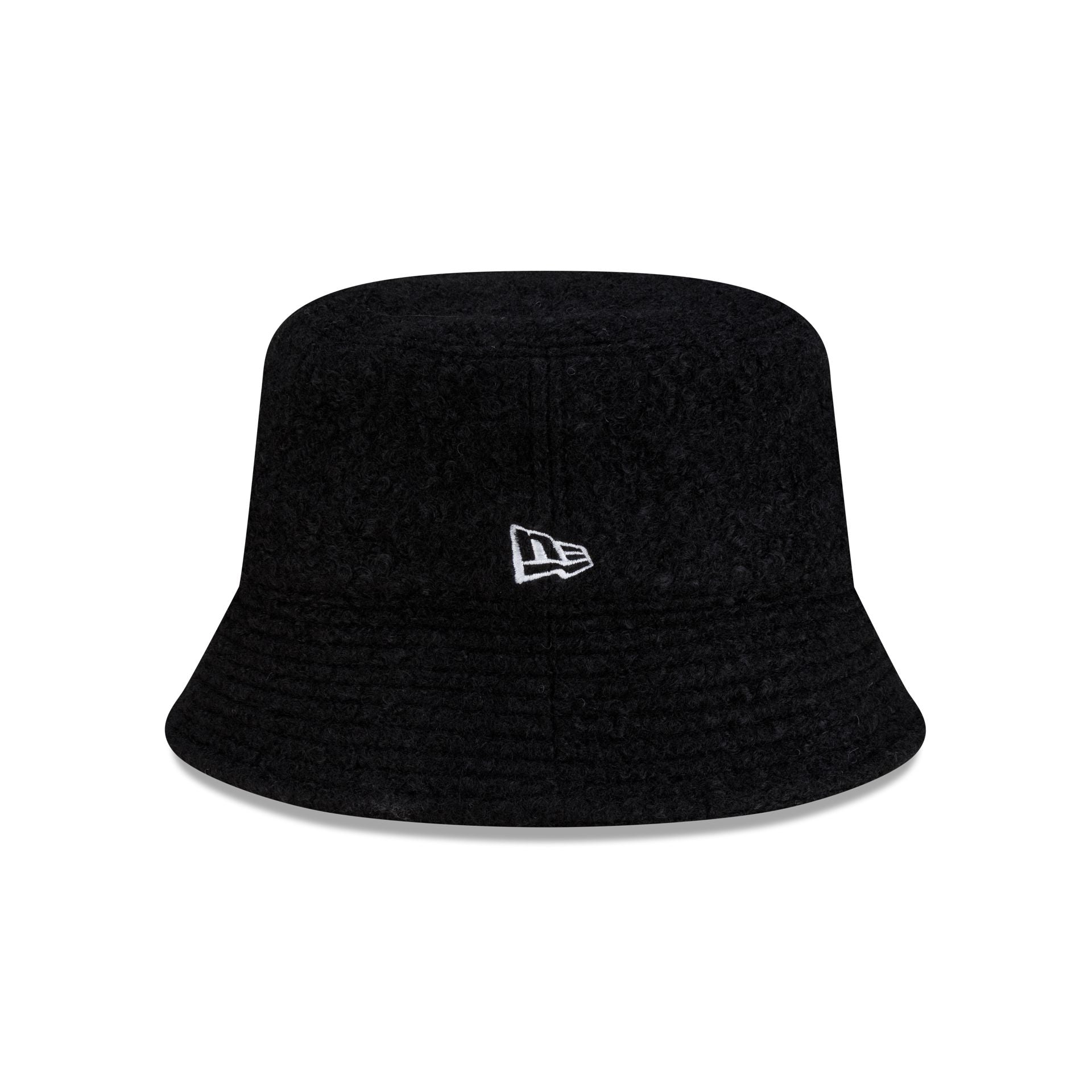 New Era Cap Black Knit Bucket Hat