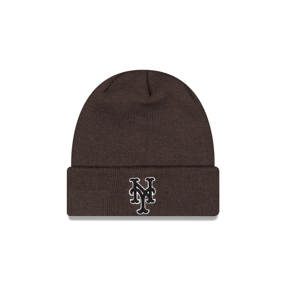 New York Mets Dark Gray Basic Cuff Knit Beanie Hat