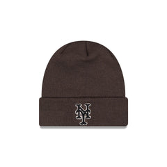New York Mets Dark Gray Basic Cuff Knit Beanie Hat