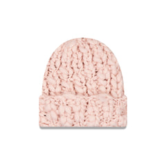 New Era Cap Chunky Pink Cuff Knit Beanie Hat