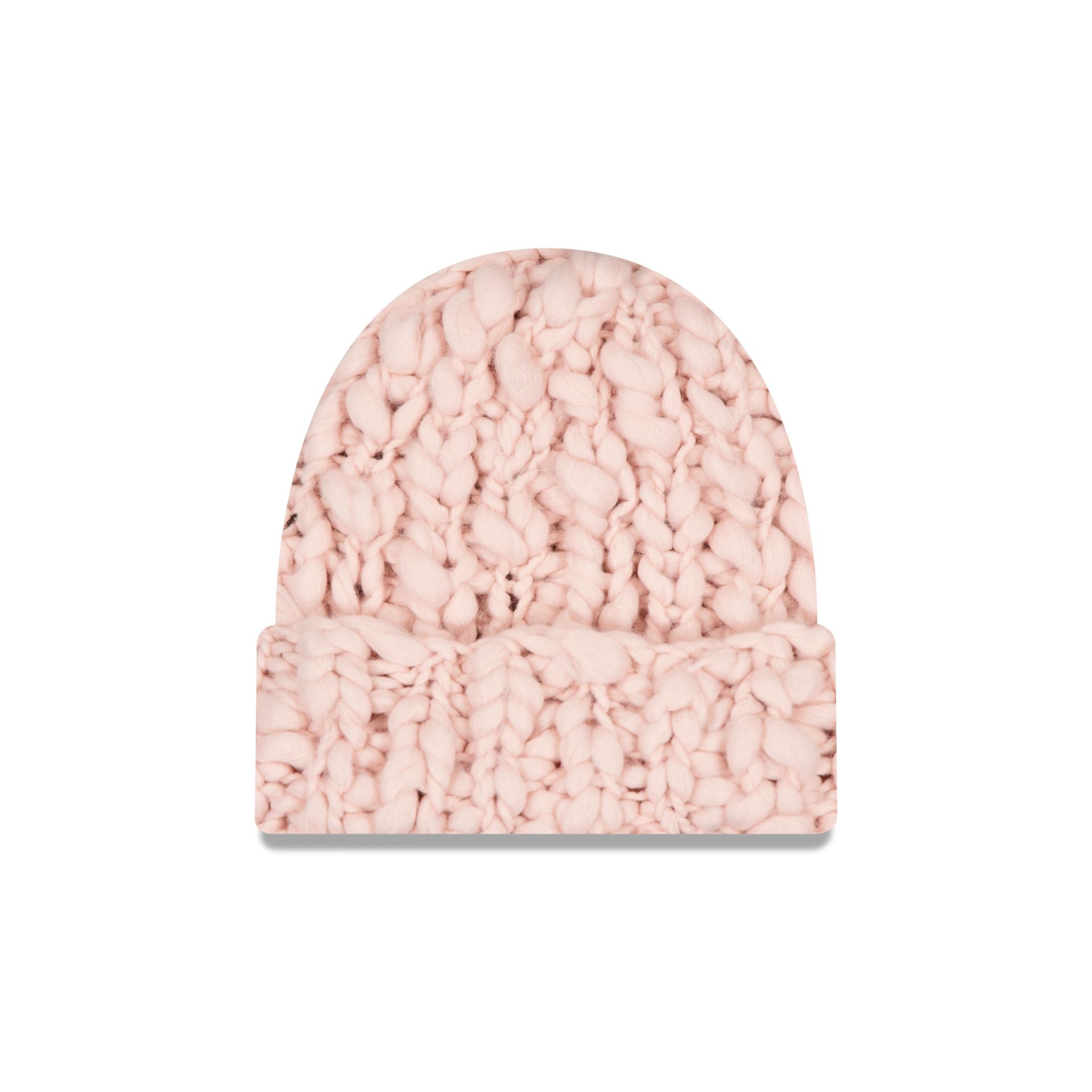 New Era Cap Chunky Pink Cuff Knit Beanie Hat