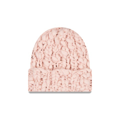 New Era Cap Chunky Pink Cuff Knit Beanie Hat