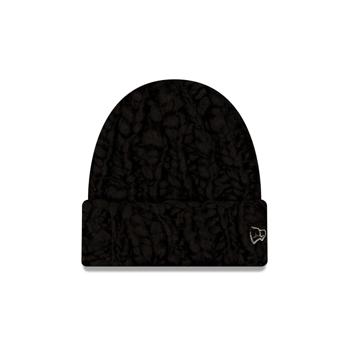 New Era Cap Chunky Black Basic Cuff Knit Beanie Hat