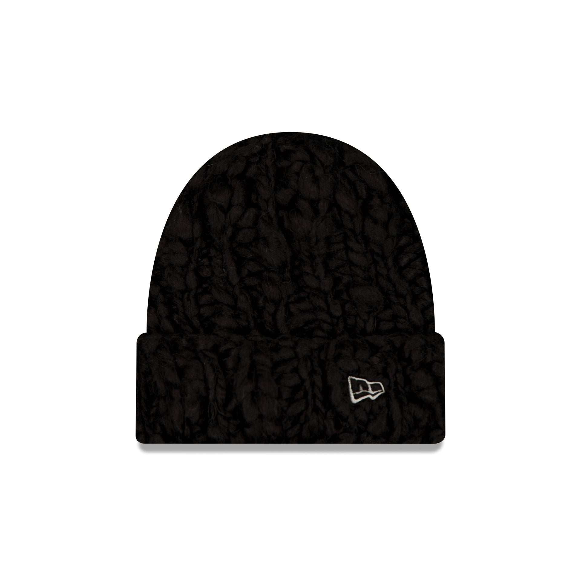 New Era Cap Chunky Black Basic Cuff Knit Beanie Hat