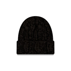New Era Cap Chunky Black Basic Cuff Knit Beanie Hat