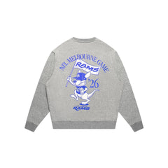 Los Angeles Rams 2026 Melbourne Game Gray Crewneck