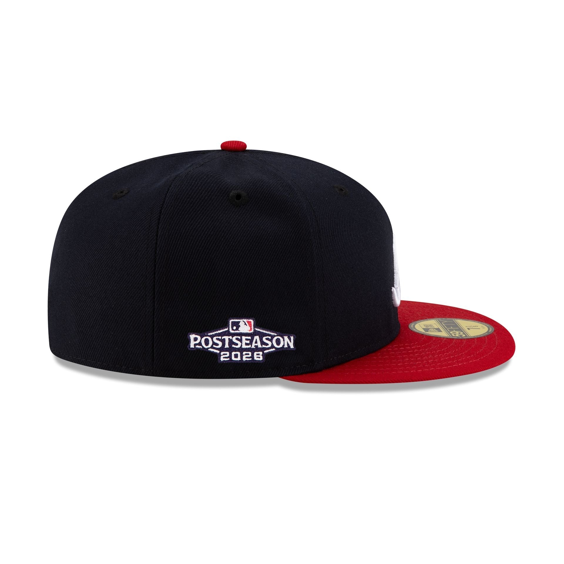 Atlanta Braves 2026 Postseason Side Patch 59FIFTY Fitted Hat