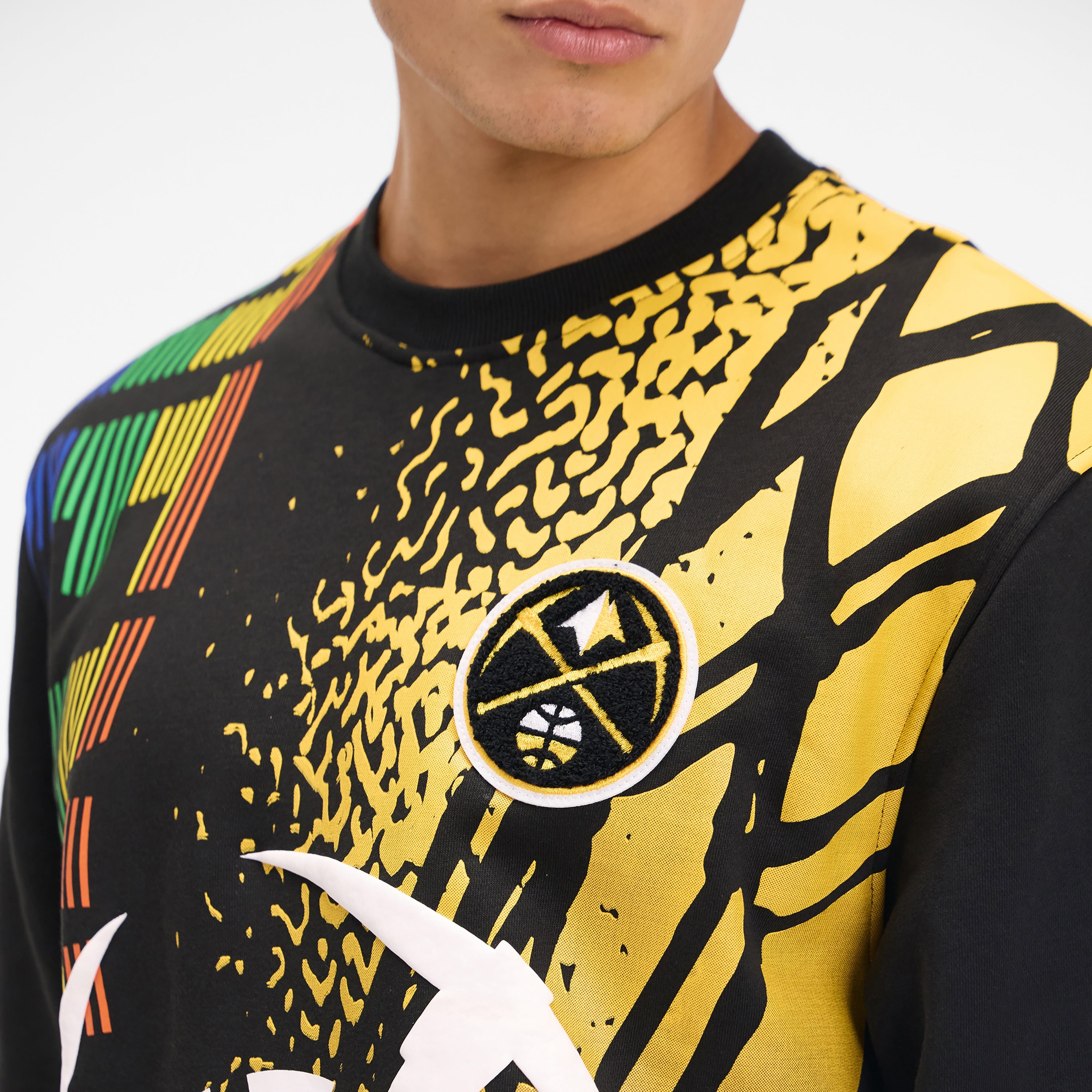 Los Angeles Lakers 2025 City Edition Black Crewneck