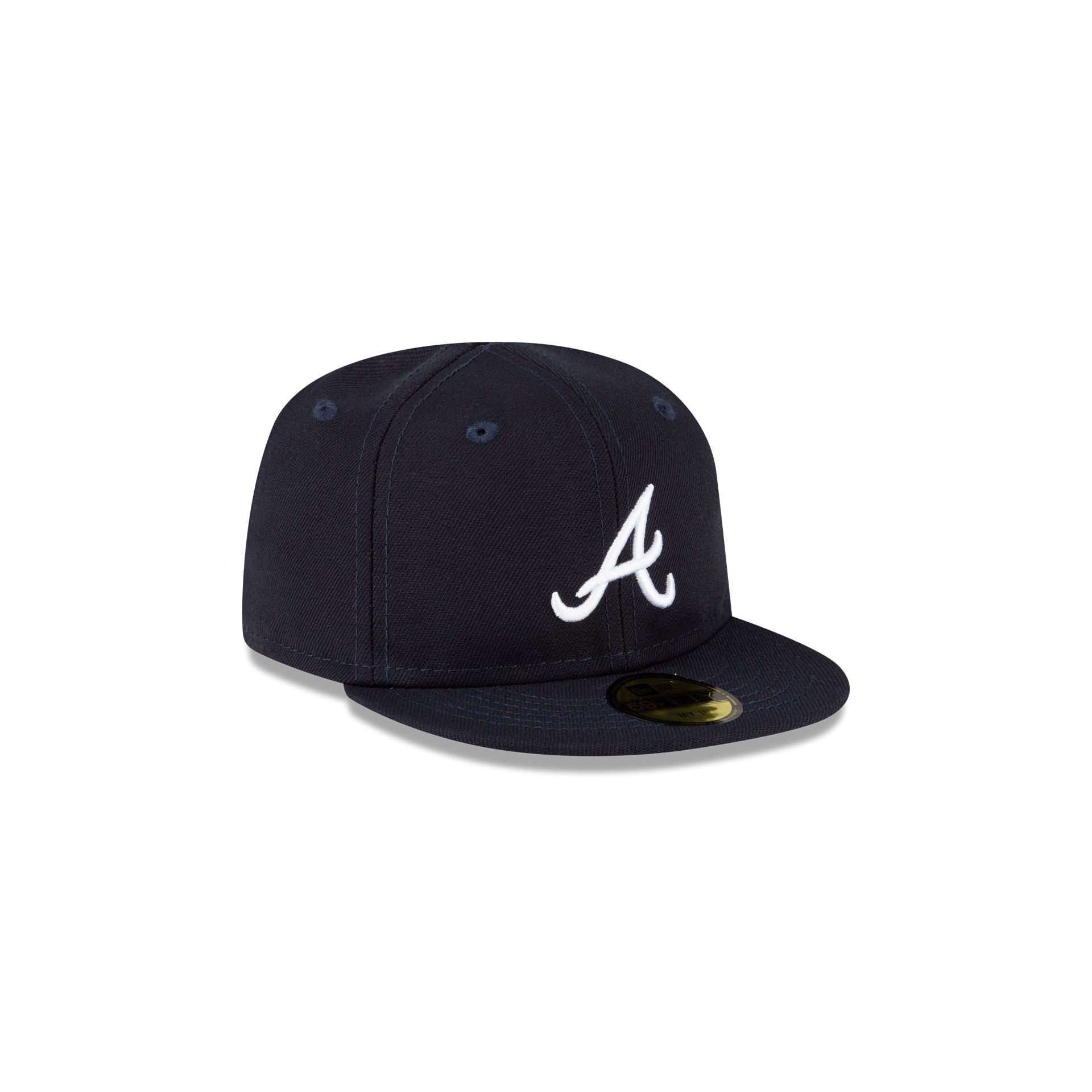 Atlanta Braves Kids Rear Wordmark 59FIFTY Fitted Hat