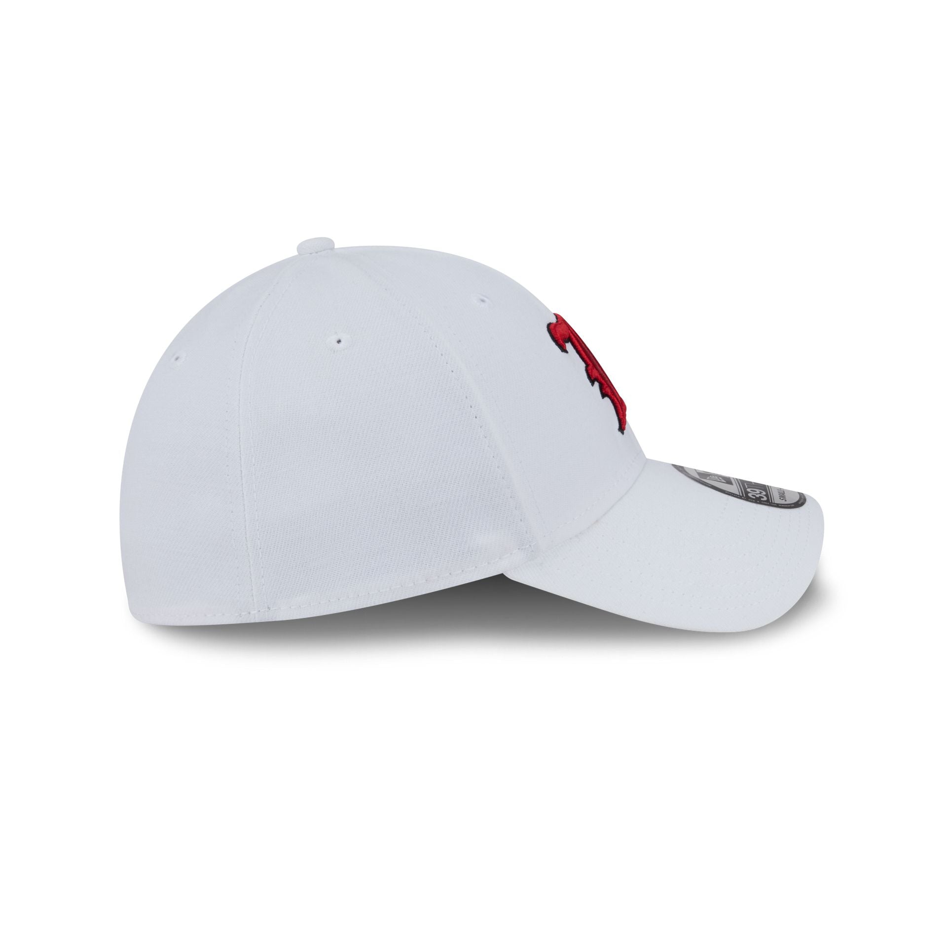 Louisville Cardinals Optic White 39THIRTY Stretch Fit Hat