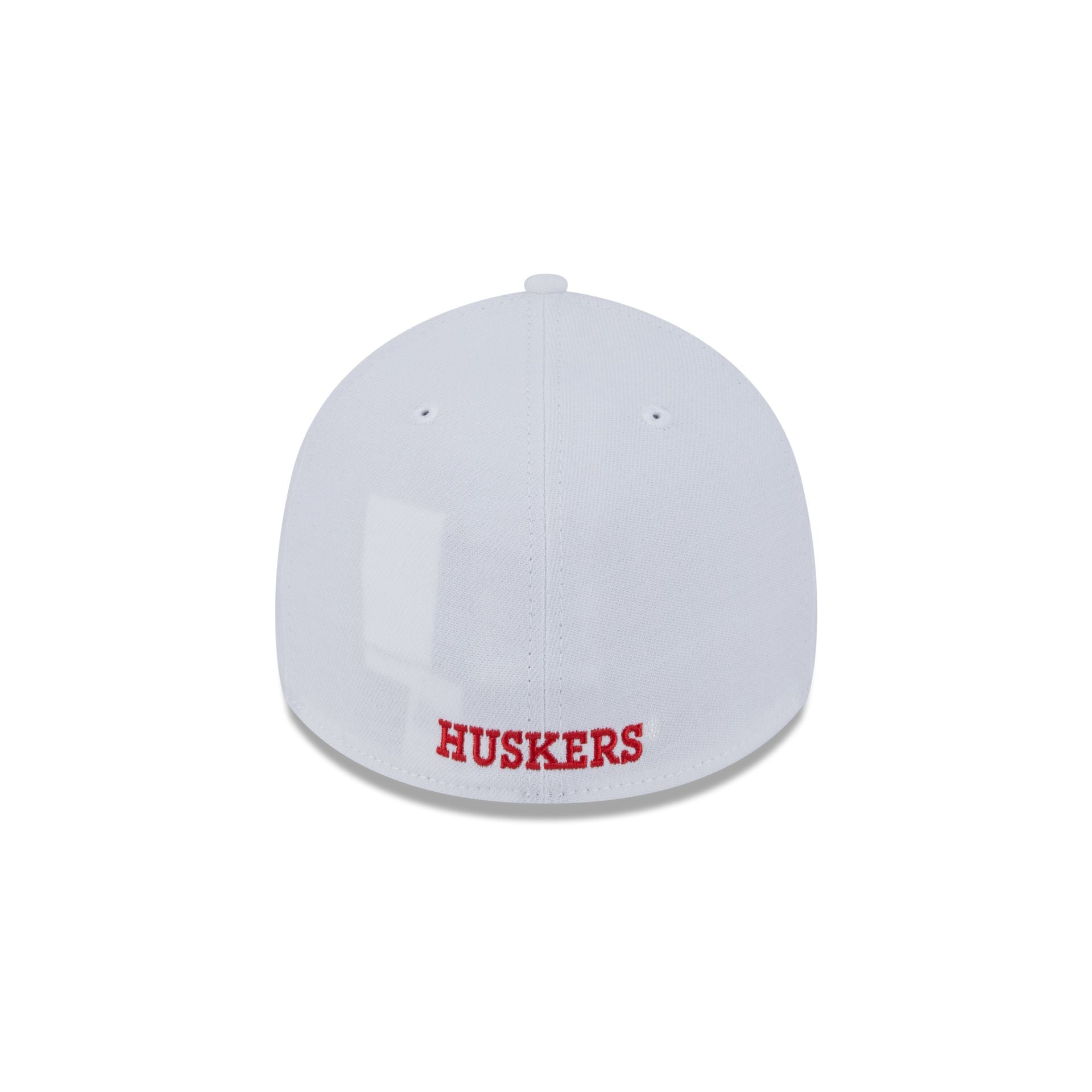 Nebraska Cornhuskers Optic White 39THIRTY Stretch Fit Hat