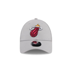 Miami Heat Gray 9FORTY Stretch-Snap Hat