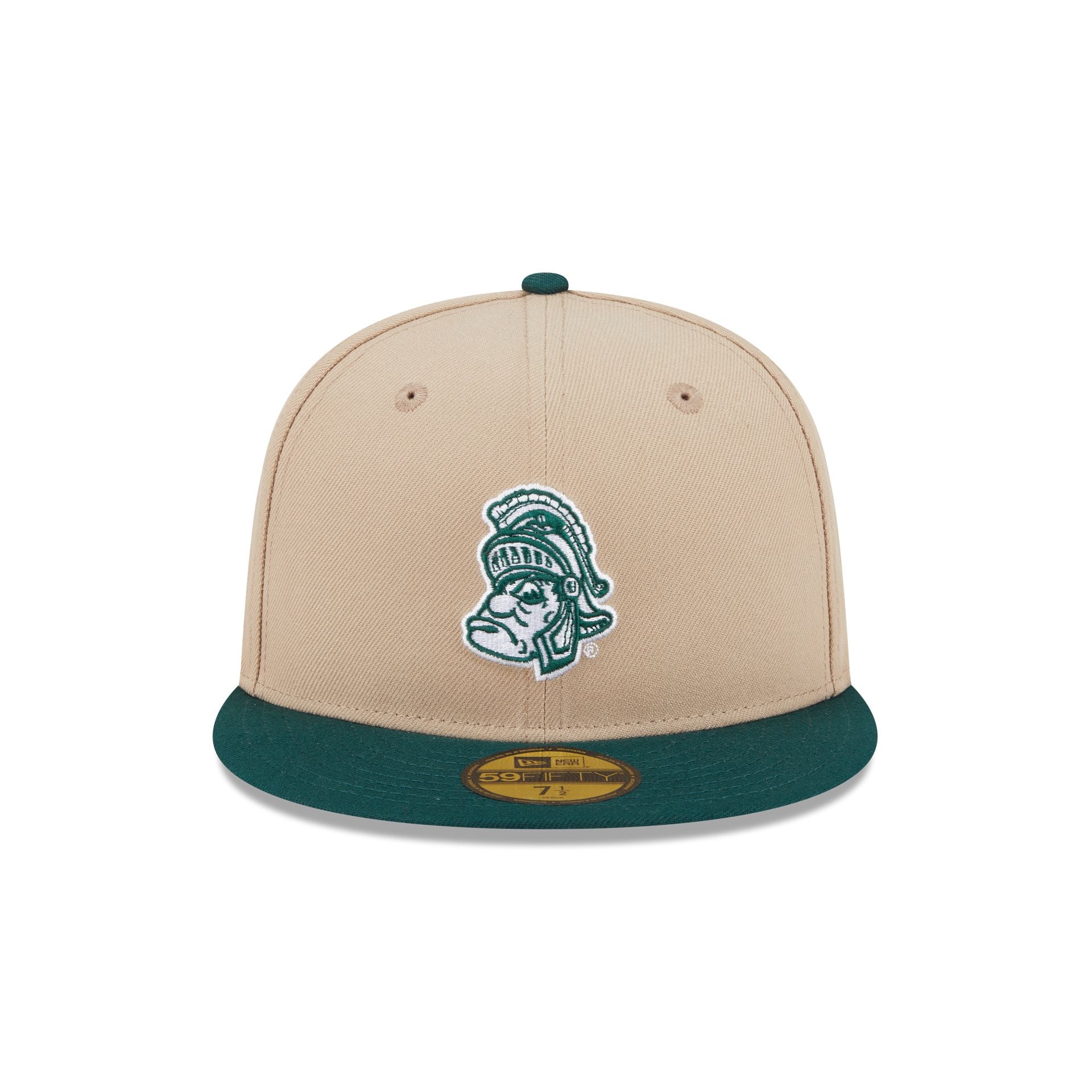 Michigan State Spartans Camel College Vault 59FIFTY Fitted Hat