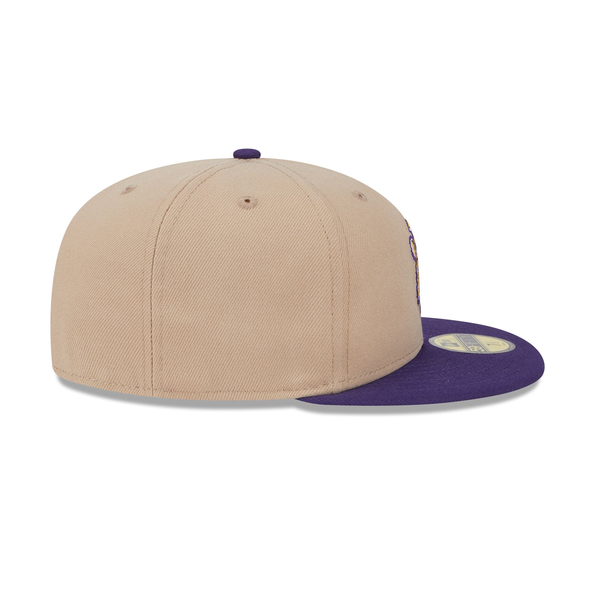 LSU Tigers Camel College Vault 59FIFTY Fitted Hat