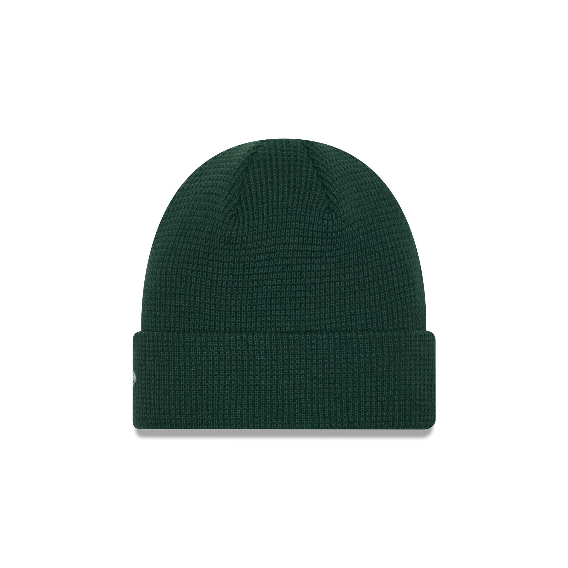 New Era Cap Green Waffle Knit Beanie