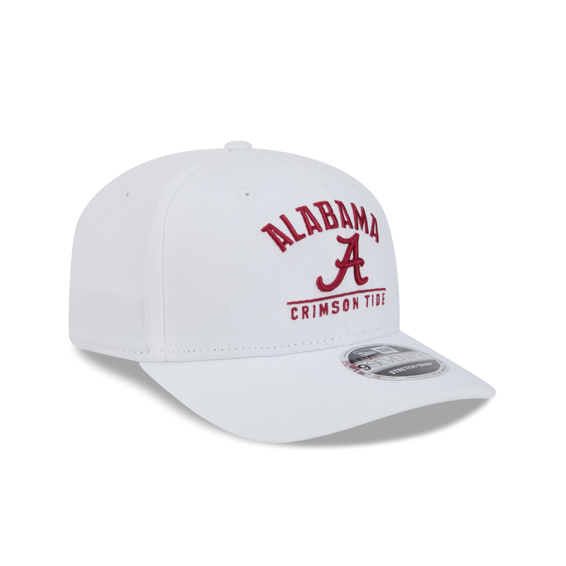 Alabama Crimson Tide Optic White 9SEVENTY Stretch-Snap Hat