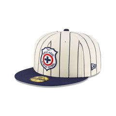 Cruz Azul Retro Pinstripe 59FIFTY Fitted Hat
