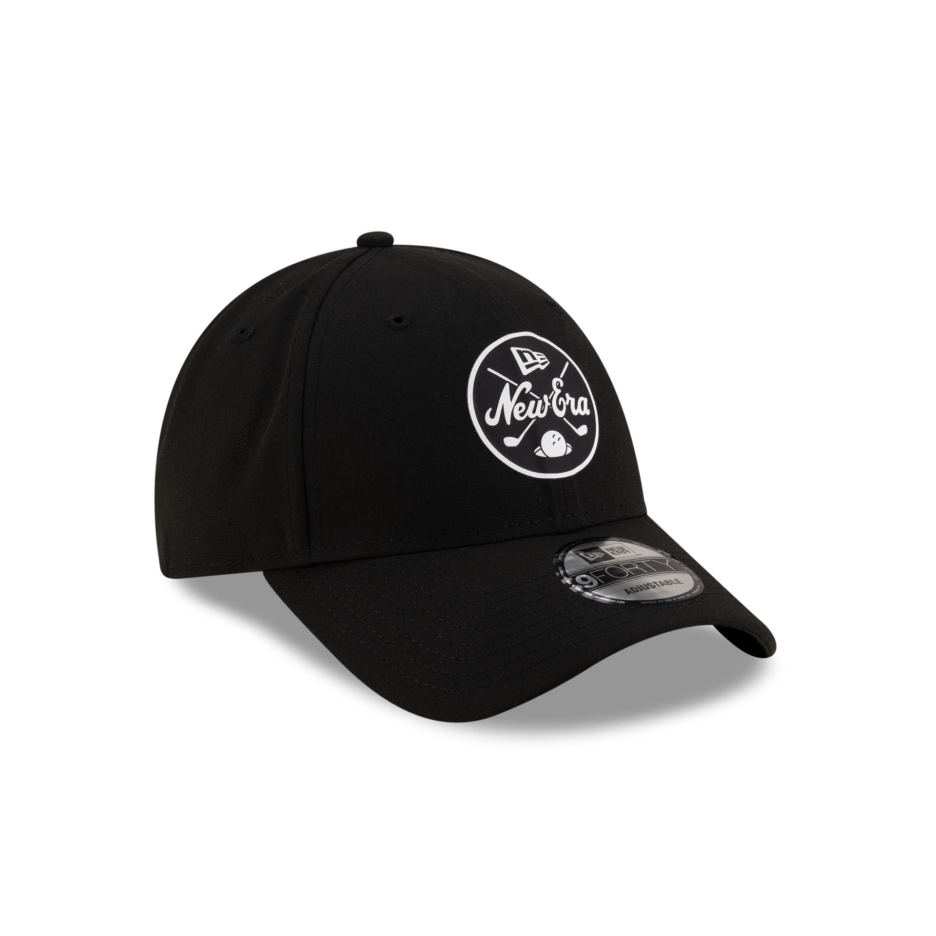 New Era Golf Repreve Black 9FORTY Snapback Hat