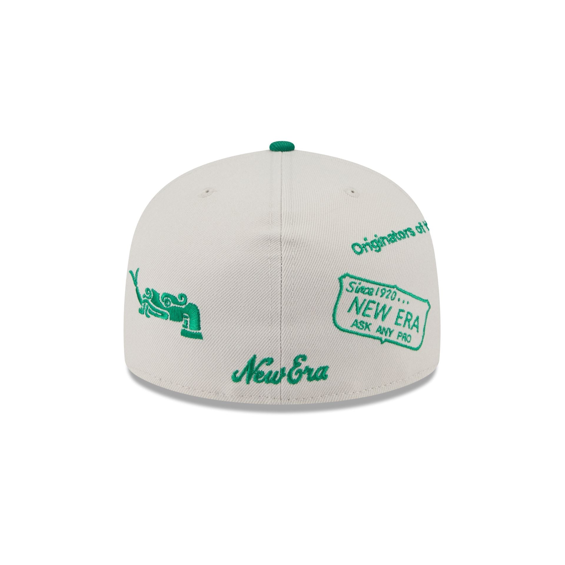 Mexico Baseball New Era Anniversary Logos Stone 59FIFTY Fitted Hat